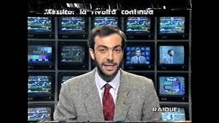 sequenza spot raidue - 2 gennaio 1994 con Tg2 e previsioni meteo