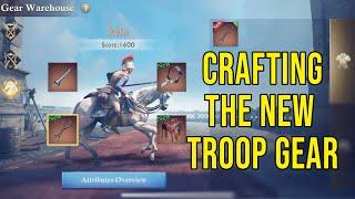 Crafting The New Troop Gear By Lord B K206 - Guns of Glory