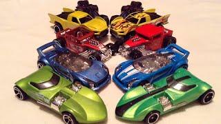 Team Hot Wheels Origin of Awesome Comparison Mainline Vs. 5-Pack Vs. Happy Meal