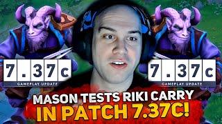 MASON tests Riki Carry in patch 7.37c HIGH MMR DOTA 2