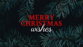 Merry Christmas Wishes Video Template Editable