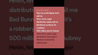 Drake 21 savage - major distribution Lyrics spotify version