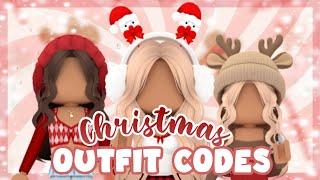 Aesthetic Christmas Outfit Codes for Bloxburg + Links ️  Bloxburg Outfit Codes Roblox