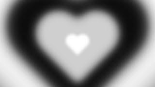 Blurred Black and White Y2k Heart Tunnel Background  1 Hour Looped HD