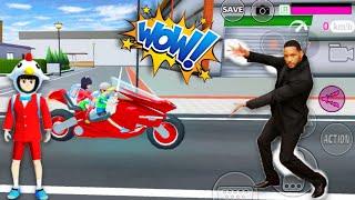 OMG  Hari ini Yuta and Mio Punya motor SUPERHERO Baru gameplay in Sakura school simulator Indonesia