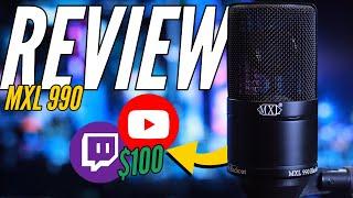Best Budget Microphone For Twitch and YouTube 2023  MXL 990 Review