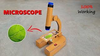 How to make Microscope with cardboard  Science project 2024