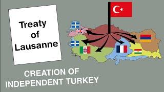 Treaty of Lausanne Map