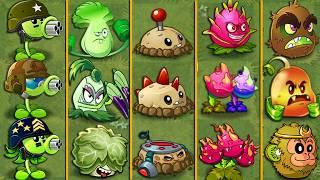 Pvz 2 Discovery - Every NEW & OLD & China Plants Evolution NOOB - PRO - HACKER