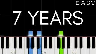 Lukas Graham - 7 Years  EASY Piano Tutorial