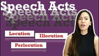 Speech Acts  Speech Acts Examples  Oral Communication in Context