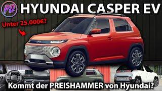 Hyundai Casper EV - Elektro-Kleinstwagen von Hyundai unter 25.000€?