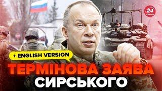 Syrskyi IMPRESSES with a statement about the Kharkiv region Russians SHAMED by the offensive