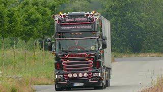 WIR ALLE LIEBEN ES V8 SOUND DER EXTRA KLASSE Scania R 560 S 650 mit offenen Klappen