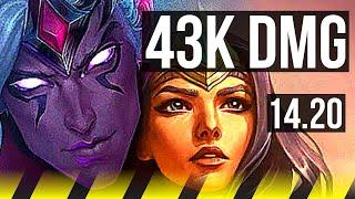 VARUS & Lulu vs SIVIR & Yuumi ADC  43k DMG Dominating  KR Diamond  14.20