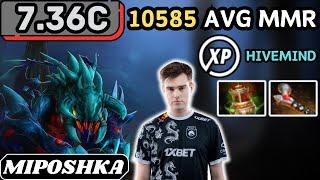 7.36c - Miposhka WEAVER Hard Support Gameplay - Dota 2 Full Match Gameplay