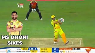 Top 7 sixes of ms dhoni  Eagle cricket