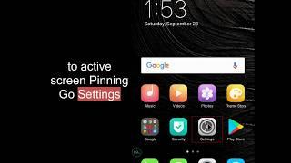 Screen Pinning Feature In Oppo