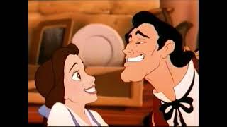 Beauty And The Beast Gaston Tries to Marry Belle 1991 VHS Capture