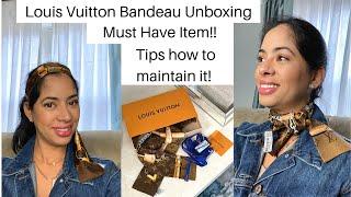 LOUIS VUITTON MONOGRAM CONFIDENTIAL BANDEAU UNBOXINGMust have Item and how to keep it like newCari