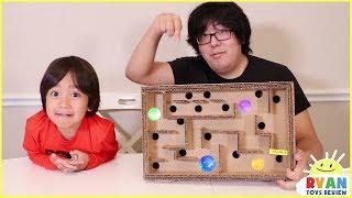 DIY Homemade Maze Board Game and more Fun Science Experiments