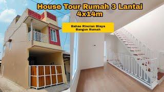 House Tour sekaligus Bahas Biaya Bangun Rumah 4x14m