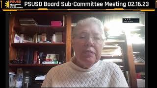 PSUSD BoardFoundation Subcommittee 02.16.23