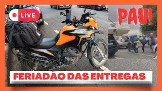 MOTOVLOG AO VIVO NAS ENTREGAS PELAS RUAS DE SÃO PAULO LOKOMAXX