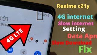 Realme C21Y 4G internet Settings Slow internet Solution Hindi Urdu