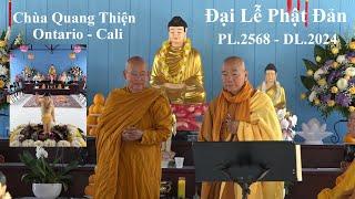 Đại Lễ Phật Đản PL.2568 - DL.2024 Chùa Quang Thiện - Ontario ngày 12-5-2024  Song ngữ Việt - Anh 