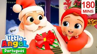 O Papai Noel Chegou Joãozinho  3 HORAS DE LITTLE ANGEL BRASIL  Músicas Infantis em Português