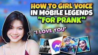 HOW TO VOICE CHANGER IN MOBILE LEGENDS 2023  VOICE CHANGER APK