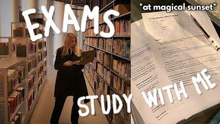 Business Student Exam Season  Study With Me  Vlog