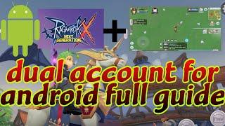 ragnarok x dual account log in for android full guide tagalog  safe and no ban 