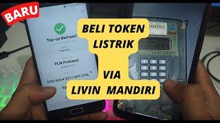 Cara Beli Pulsa Token Listrik Di Livin By Mandiri