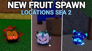 NEW All Fruit Spawn Locations in Sea 2 Blox Fruits 21