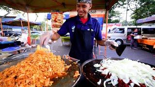 Pasar Tani Seksyen 17 Shah Alam  Malaysia Morning Market STREET FOOD -Nasi Kerabu Durian Goreng