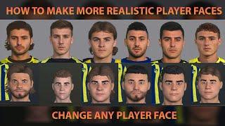 Football Manager How to make more REALISTIC PLAYER FACES 2024