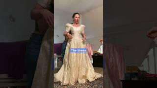 Mom surprises dad by wearing wedding dress after 30 years ￼️