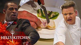 Chef Ramsay’s Fuming as Uncooked Spaghetti & Raw Fish Ruin Charity Night  Hells Kitchen