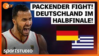 Deutschland – Griechenland Basketball Highlights  Olympia Paris 2024  sportstudio