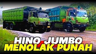 HUJAN BADAI DI GUNUNG ‼️ TRUK HINO JUMBO RANGER PANTANG MENYERAH 