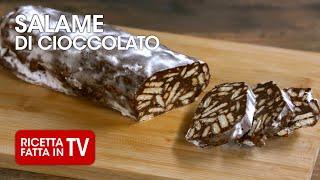 Ricetta facile del SALAME DI CIOCCOLATO di Benedetta Rossi - Ricetta TV Fatto in Casa per Voi