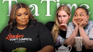 Ms. Pat SPILLS HER TEA...   Tea Time w Raven-Symoné & Miranda