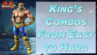 King Combos Easy to Hard in Tekken 7 Season 4