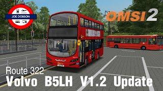 OMSI 2  Masterbus Gen 3 V1.2 Update  Addon London  Route 322