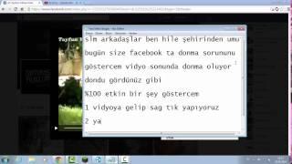 facebook vidyo izlerken sonu donuyor çözüm