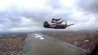 P-40 Heritage Flight and Missing Man Formation