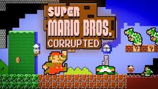 Beating Super Mario Bros. NES But Its Heavily Corrupted