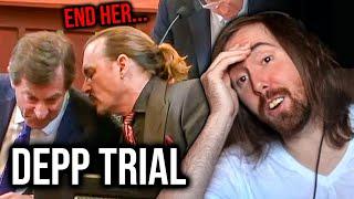 Johnny Depp Lawyer & THE JUDGE Destroy Amber Heard  Asmongold Reacts